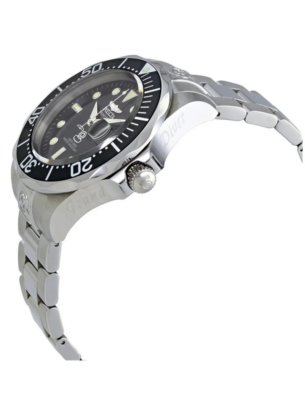 NWT Invicta Pro Diver Grand Diver Automatic Black Dial Men's Watch